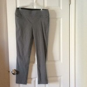 Maurices Grey Elastic Waist Dress Pant Size Medium